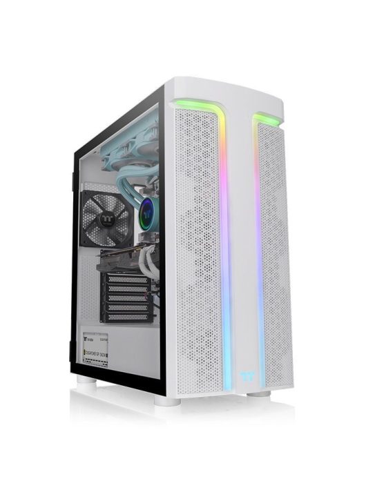 Thermaltake H590 TG Snow ARGB Tempered Glass White