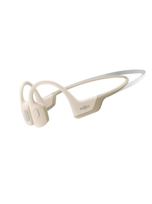 Shokz Openrun Pro Premium Bone Conduction Open-Ear Sport Bluetooth Headset Beige