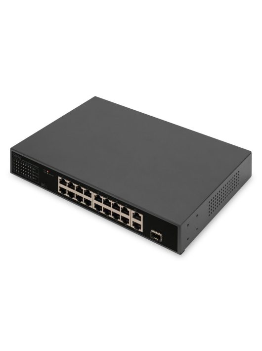 Digitus DN-95355 16 Port FE PoE Switch Black