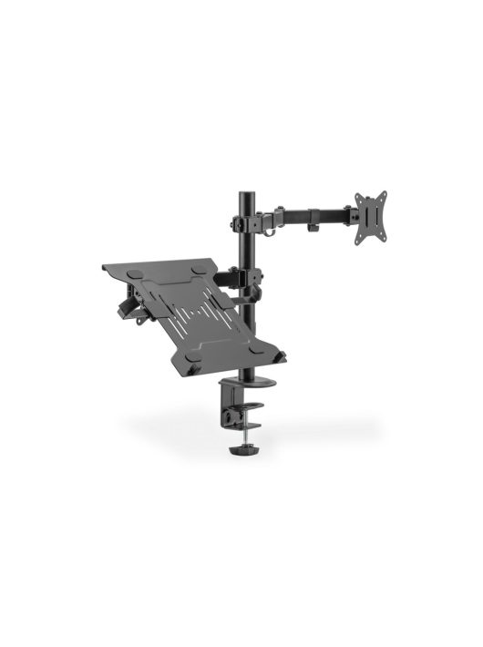 Digitus DA-90436 Universal monitor mount with notebook holder 32" Black