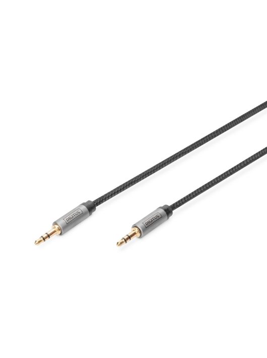 Digitus DB-510110-010-S Audio Connection Cable 3.5mm jack to 3.5mm jack 1m Black