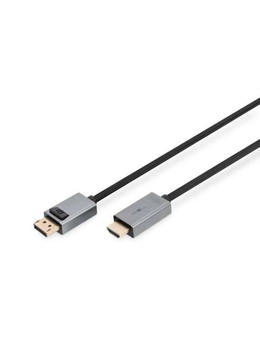 Digitus DB-340202-018-S 4K DisplayPort Adapter Cable, DP - HDMI Type A