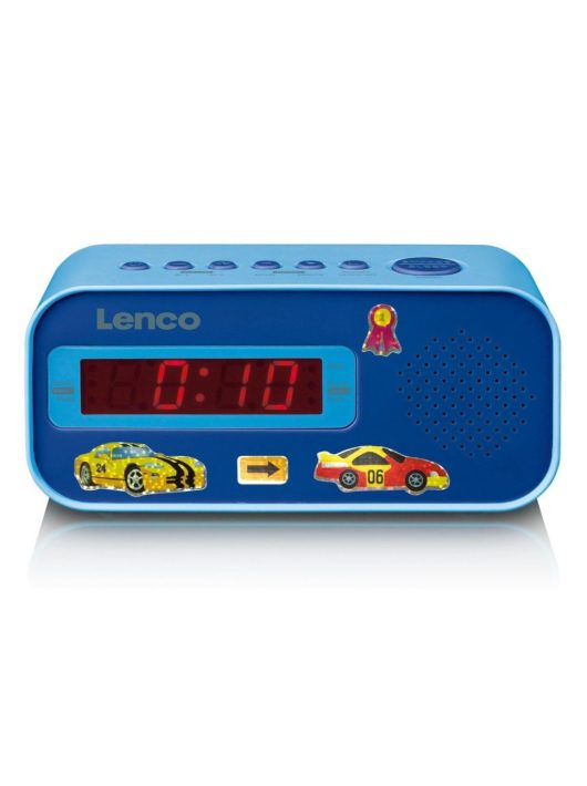 Lenco CR-205 Alarm Clock Radio Blue