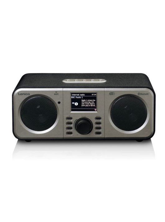 Lenco DIR-141 Internet Radio with DAB+, Bluetooth Black