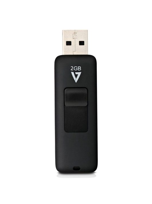 V7 2GB Slide-In connector USB2.0 Black