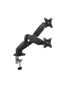   ACT AC8312 Gas Spring Dual Monitor Arm Office 13"-32" Black