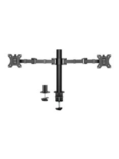   ACT AC8326 Dual Monitor Arm Office Solid Pro 10"-32" Black