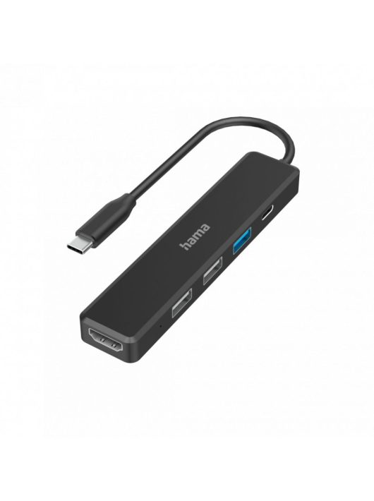 Hama USB 3.2 GEN1 TYPE-C 5IN1 Docking Adapter Black