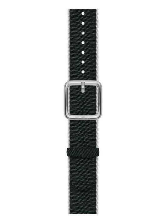 Withings Recycled Woven PET Wristband 18mm Khaki Green, White & Silver