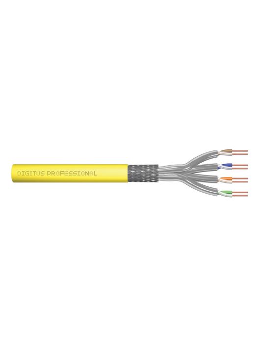 Digitus CAT7A S-FTP Installation cable 1000m Yellow