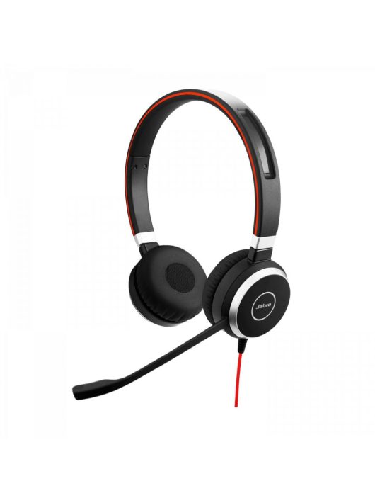 Jabra Evolve 40 MS Duo USB-C Headset Black