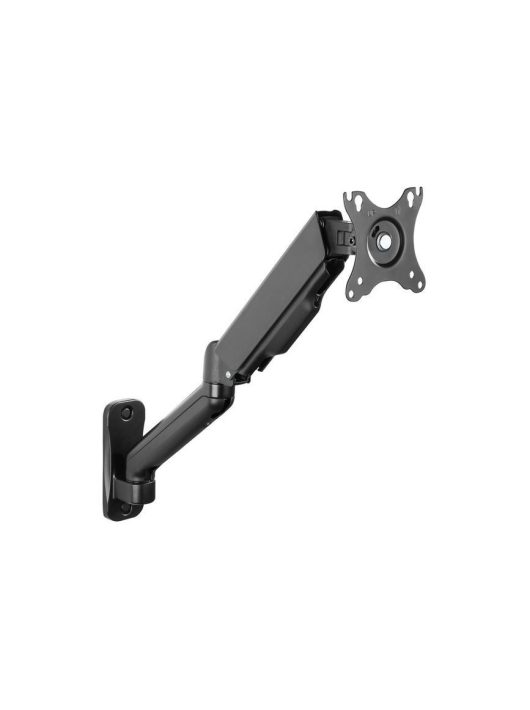 EQuip 17"-32" Single Monitor Wall-Mounted Bracket Black