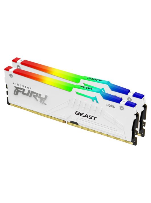 Kingston 32GB DDR5 5600MHz Kit(2x16GB) Fury Beast RGB White