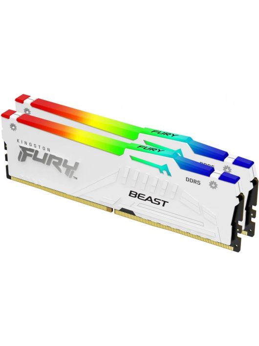 Kingston 32GB DDR5 6000MHz Kit(2x16GB) Fury Beast RGB White