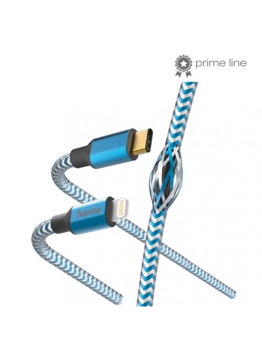 Hama REFLECTIVE Lightning/Type-C 1,5m Blue