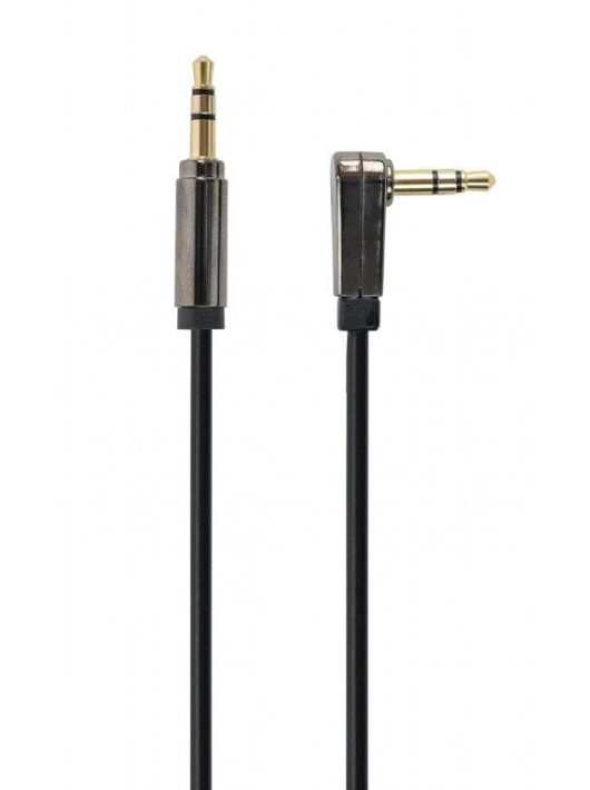 Gembird CCAP-444L-6 Right angle 3.5 mm stereo audio cable 1,8m Black