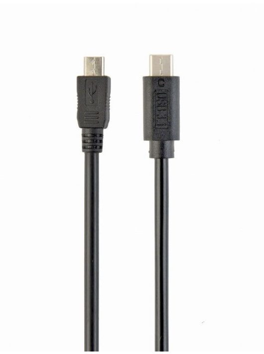 Gembird CCP-USB2-MBMCM-1M USB TYPE-C -> micro USB 2.0 BM cable 1m Black