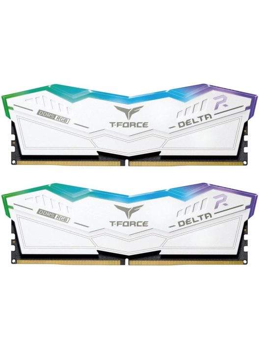 TeamGroup 32GB DDR5 6000MHz Kit(2x16GB) T-Force Delta RGB White