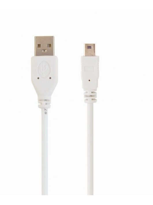 Gembird CC-USB2-AM5P-6 USB 2.0 A- MINI 5PM cable 1,8m White