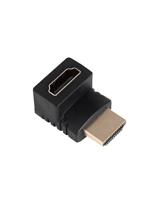 Akyga AK-AD-70 HDMI-M / HDMI-F 90° felfelé adapter Black