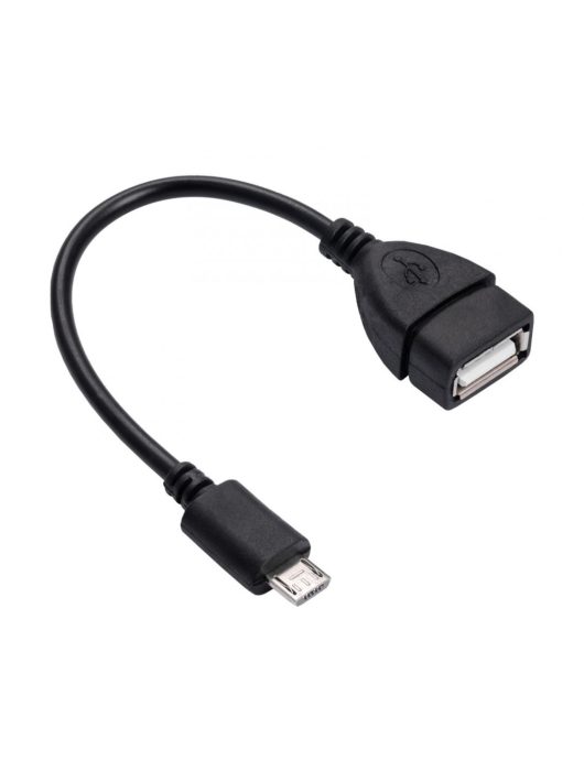 Akyga AK-AD-09 USB-A /microUSB-B adapter cable 0,15m Black