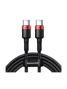 Baseus Cafule Type-C/Type-C 100W Cable 2m Black/Red