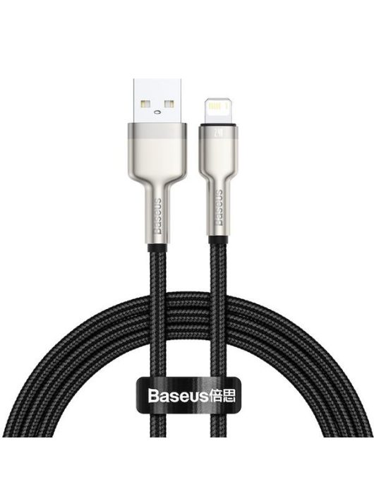 Baseus Cafule Metal Lightning Cable 2.4A 1m Black