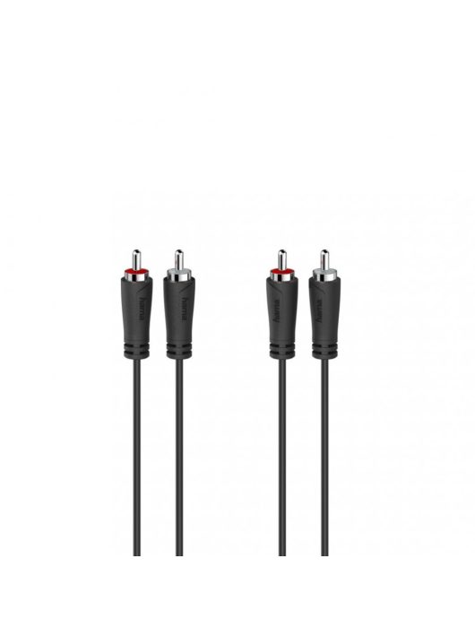 Hama FIC 2RCA-2RCA öszzekötőkábel 1,5m Black