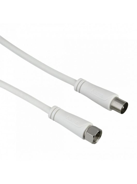 Hama TL F-coax antennakábel, 90db 1,5m White