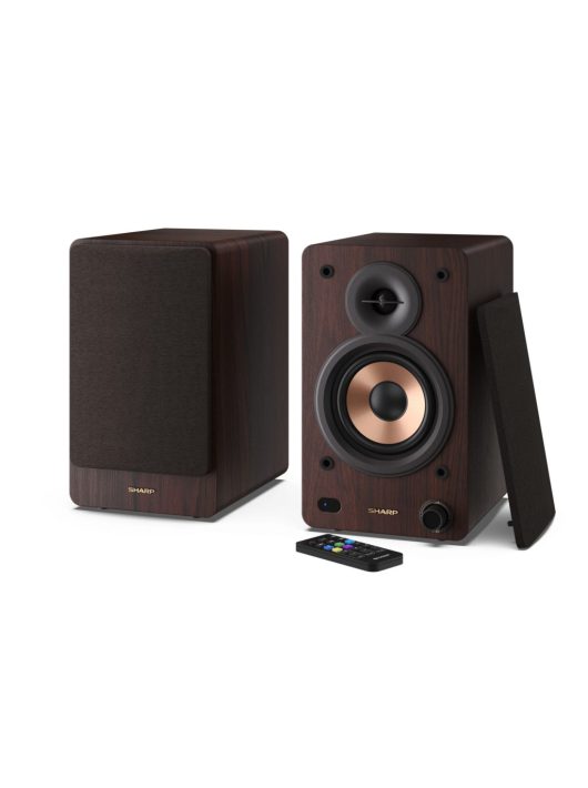 Sharp CP-SS30BR Bookshelf Speaker Brown