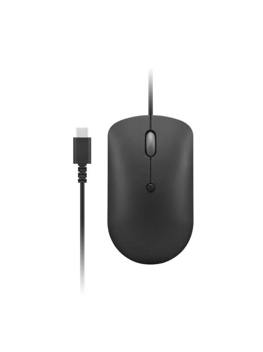 Lenovo 400 USB-C Wired Compact Mouse Black