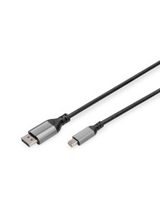 Digitus 8K DisplayPort Adapter Cable, Mini DP to DP 2m Black