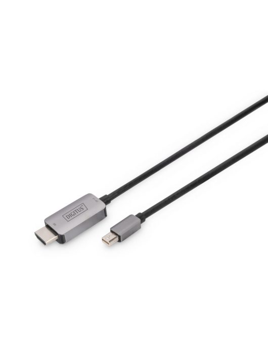 Digitus 8K Mini DisplayPort Adapter Cable Mini DP - HDMI Type A 1m Black