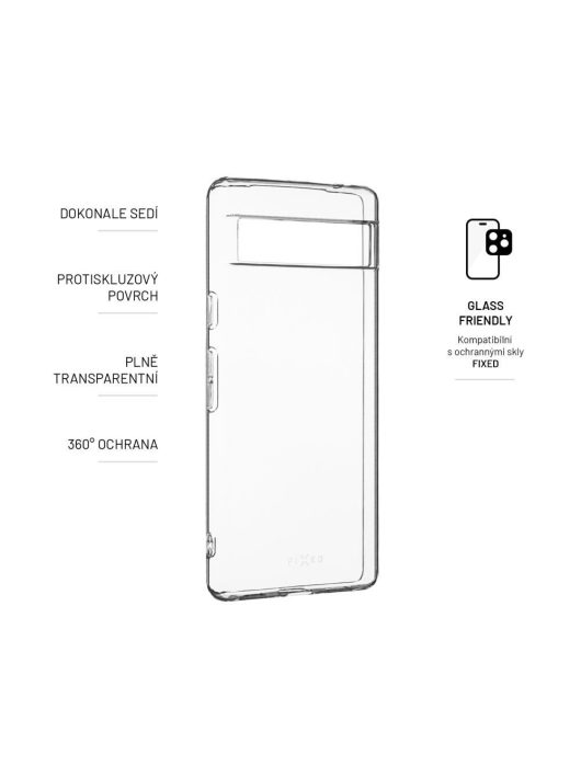 FIXED TPU Gel Case for Google Pixel 7a, clear