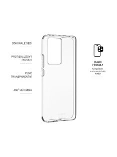   FIXED TPU Gel Case for Xiaomi POCO F5 Pro, clear, Mobiltelefon Kiegészítő