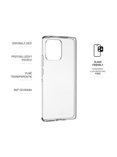 FIXED TPU Gel Case for Motorola Edge 40 Pro 5G, clear