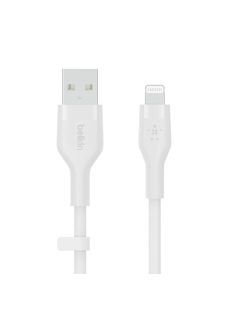   Belkin BoostCharge Flex USB-A Cable with Lightning Connector 2m White