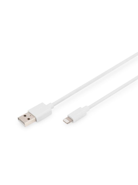 Digitus Lightning to USB-A data/charging cable MFI-certified 2m White