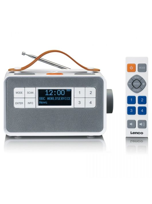 Lenco PDR-065WH Portable FM/DAB+ radio White