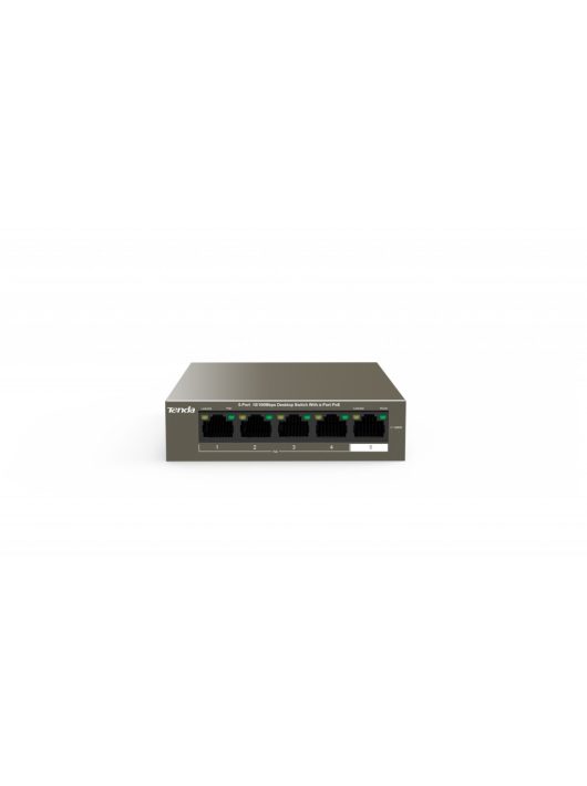 Tenda TEF1105P-4-38W 5-Port 10/100Mbps Desktop Switch with 4-Port PoE