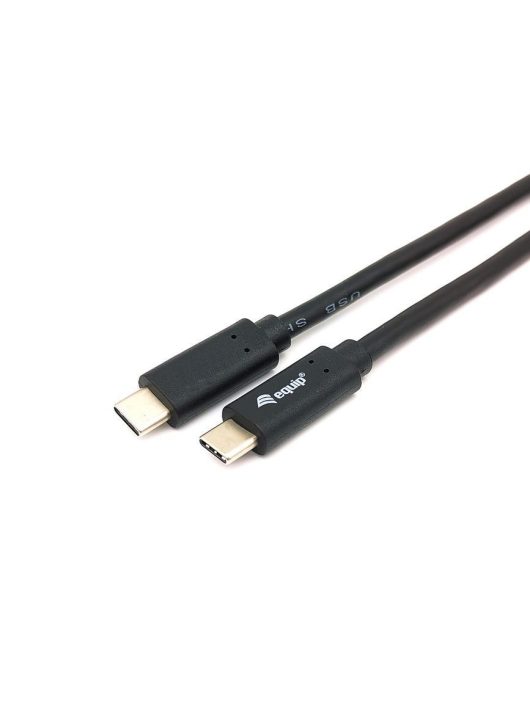 EQuip USB-C 3.2 Gen1 to USB-C 1m cable Black