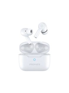   Promate  ProPods High-Definition ANC TWS Earphones with intellitouch Headset White