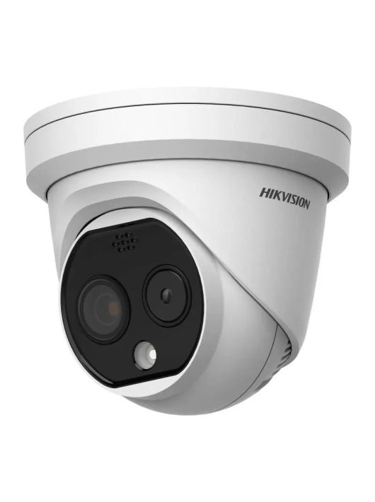 Hikvision HeatPro IP hő- (160x120) 50°x37° és láthatófény (4 MP) kamera;-20°C-150°C; villogó fény/hangriasztás