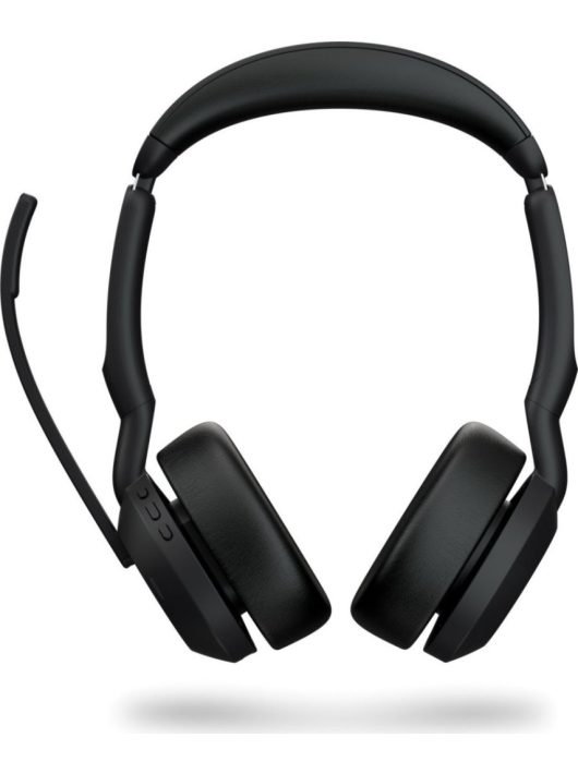 Jabra Evolve2 55 MS Stereo with Link380c Bluetooth Headset Black