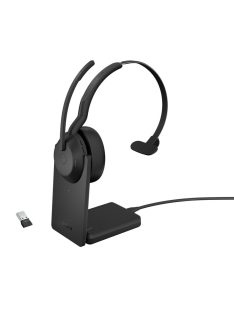   Jabra Evolve2 55 UC Mono with Link380a Bluetooth Headset with Charging Stand Black