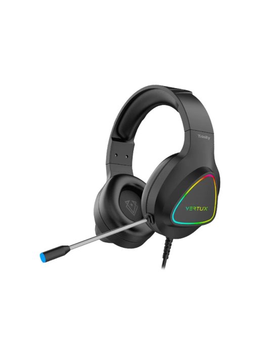 VERTUX Trinity RGB Gaming Headset Black