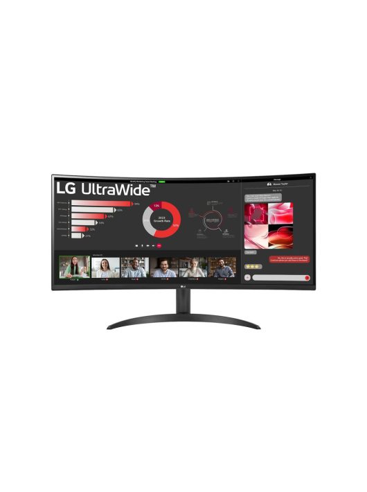 LG 34" 34WR50QC-B LED Curved