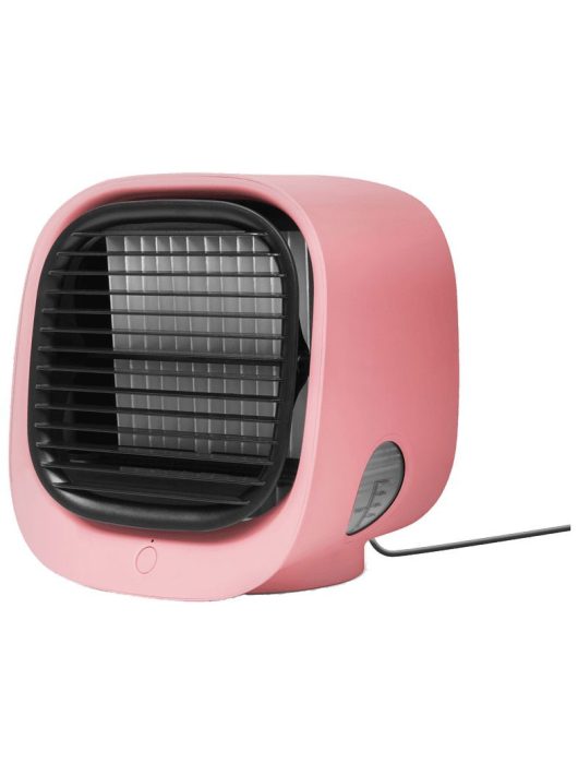 Bewello BW2009PK Hordozható mini léghűtő ventilátor USB Pink