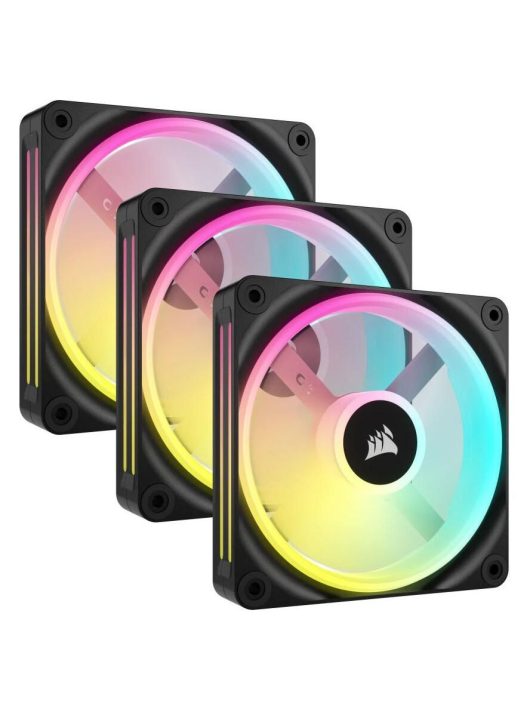 Corsair iCUE LINK QX120 RGB 120mm PWM PC Fans Starter Kit with iCUE LINK System Hub