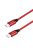 Logilink USB 2.0 Type-C cable C/M to USB-C/M 0,3m Red